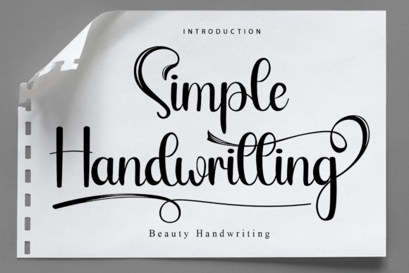 Download Simple Handwritting - Premium Resources